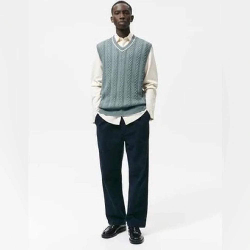 ZARA Cable Knit Sweater Vest